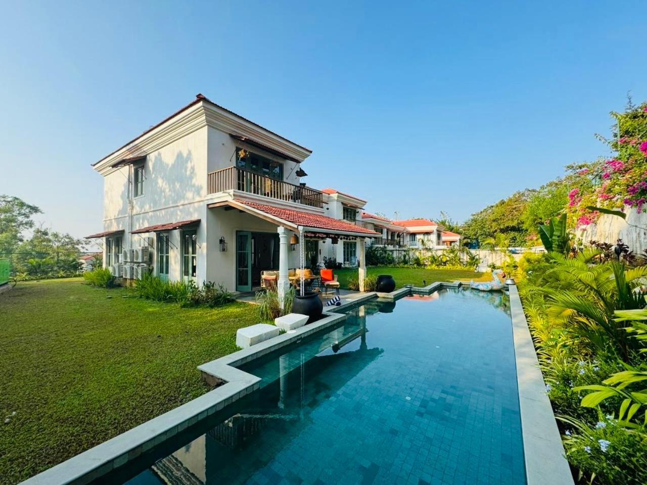 Casa Azul- Luxury 4Bhk Assagao With Private Pool Villa Vagator Exteriör bild